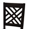 Baxton Studio Caron Modern and Contemporary Transitional Dark Brown Finished Wood 2-Piece Dining Chair Set 180-11430-Zoro - alternate 8